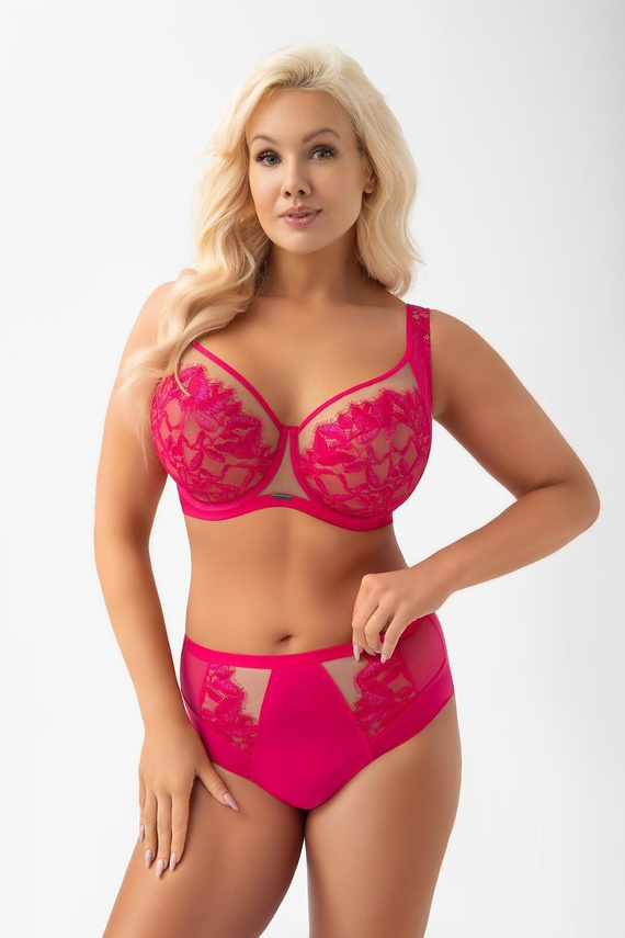 Biustonosz Soft Gorsenia G029 Amaris Amarant K638 Duży Biust Soft