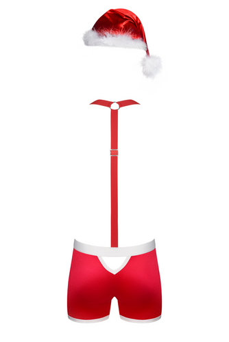 Mr Claus strój Mikołaja Obsessive czerwony