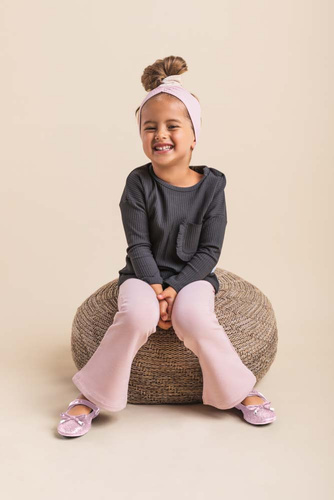 188064 Opaska marszczona "Nela" Nicol - różowy