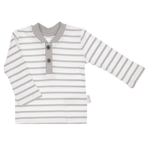 214140 Muki Bluzka bawełniana z długim rękawem Nicol