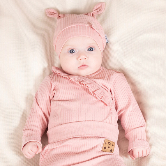 213102 Nelly Kopertowe Body z długim rękawem Nicol