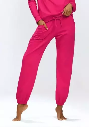 Wenezja spodnie dresowe Dkaren malina