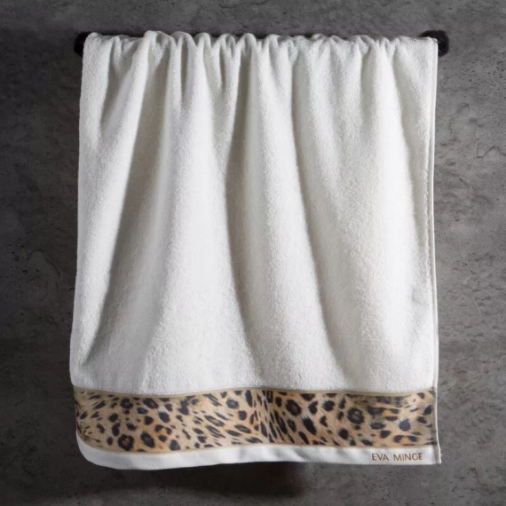 Eva 23 Ręcznik Eva Minge pantera Eurofirany kremowy