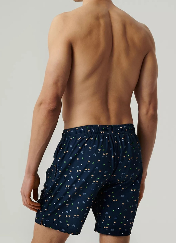 KMB-221 Kąpielówki męskie Atlantic- granatowy