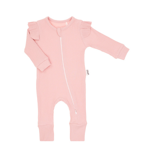 213032 Nelly Pajacyk bez stópek Nicol - różowy