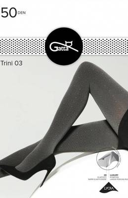Trini Rajstopy 50 den Gatta wz.03 - grafit-nero