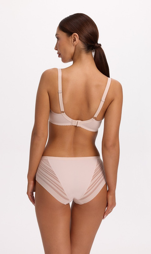 Biustonosz Semi Soft Gaia BS 1395 Alicia perłowy SS10 z fiszbinami