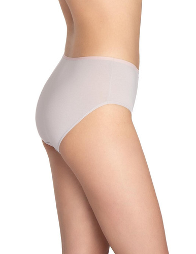 L-122BI-62 Figi damskie Lama 3-pak,  bawełna, klasyczny krój szary ecru bordowy