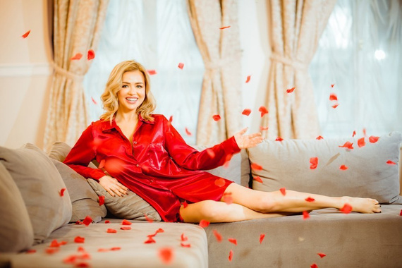 Carey Halka koszula nocna Kalimo - czerwony