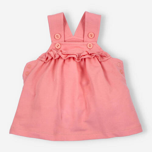 Śliweczki Sukienka z bawełny organicznej Nini różowy