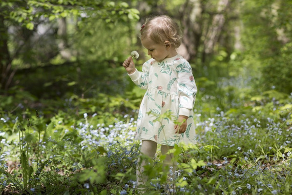 Sukienka "Spring Light" PINOKIO ecru druk