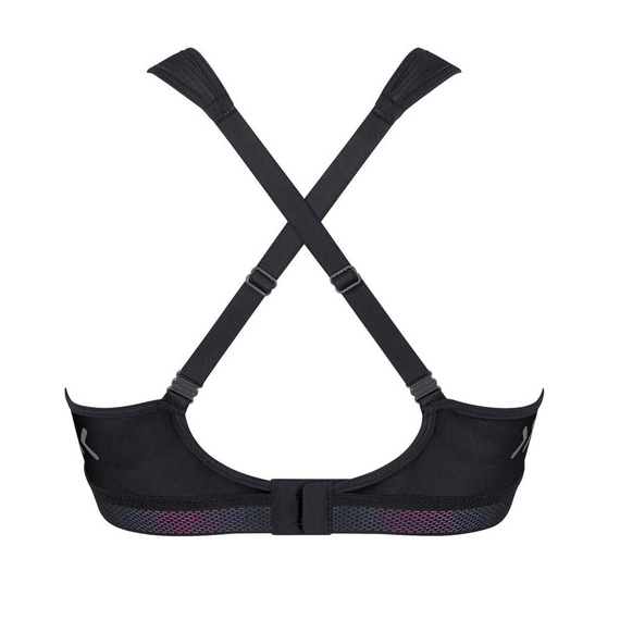 Biustonosz sportowy w fasonie racerback Triaction cardio cloud - black
