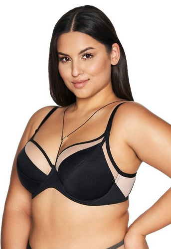 2136 Biustonosz soft miękki Ava - czarny