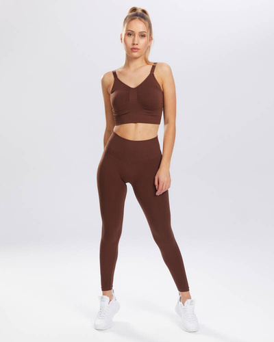 Flex legginsy damskie Spaio coffee