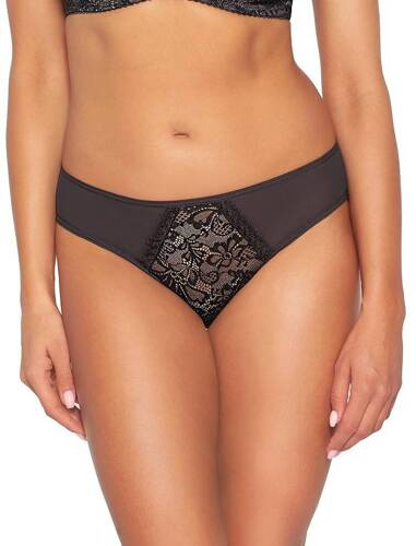 1396/B Figi damskie brazyliany Ava - cold espresso