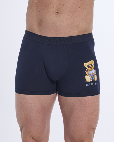 280/246 Tattoo Bad Boy Bokserki męskie Cornette granatowy 