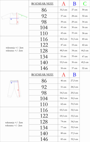 214038 Muki Piżama dziecięca Nicol