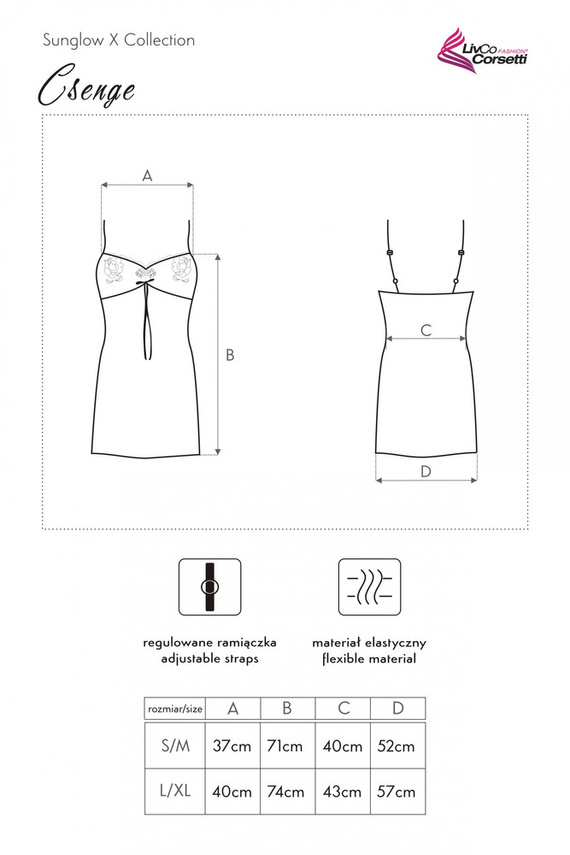 Csenge LC 90393 Koszula damska LivCo Corsetti Fashion