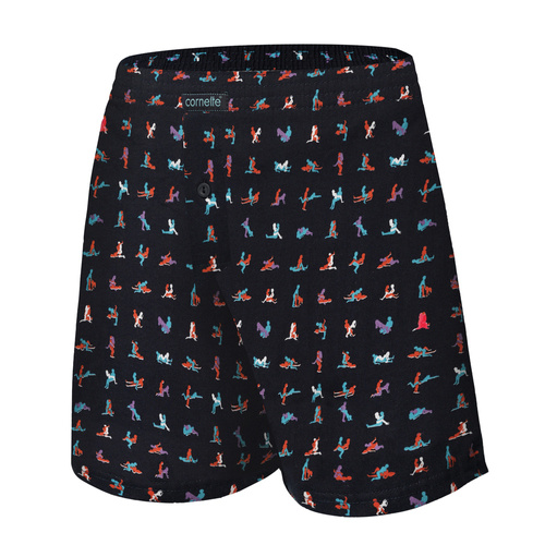 Cornette 001/140 011/140 Classic Bokserki męskie -granatowy