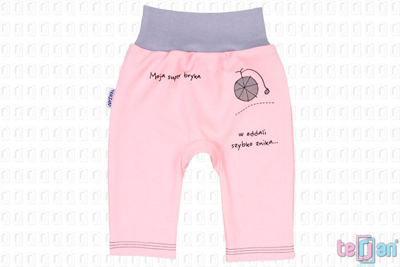 Spodenki bawełniane "BIKE" zielony