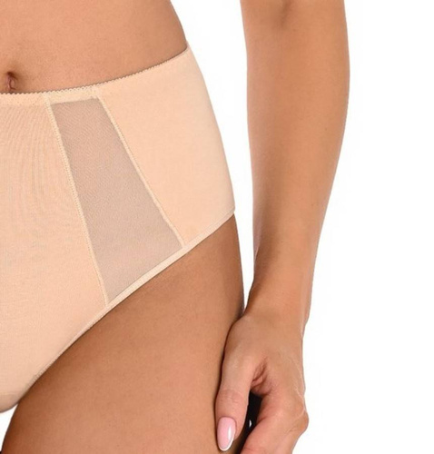 1125 Vicky Figi z wysokim stanem Teyli - beżowy