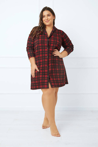 Nicola rozpinana koszula nocna Italian Fashion - druk 