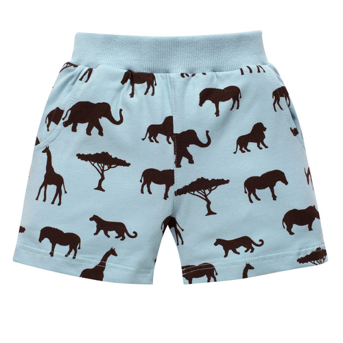 Safari Krótkie spodenki Pinokio - afryka niebieski