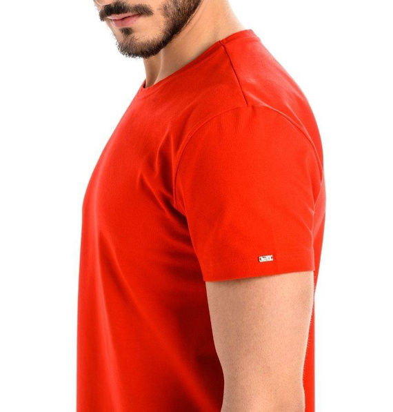 1503 Dany V T-Shirt Męski Bawełniany- czerwony
