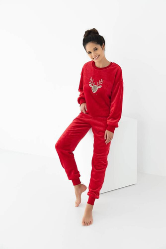 Sensis Harriet Piżama damska - czerwony