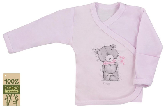 Koszulka niemowlęca "Tommy Bambus" Koala - różowy