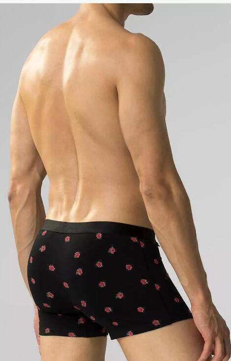 2GMH-026 Bokserki męskie Atlantic - czarny- burgund