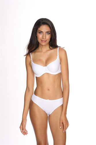 Mariah full cup biustonosz usztywniany Unikat biały