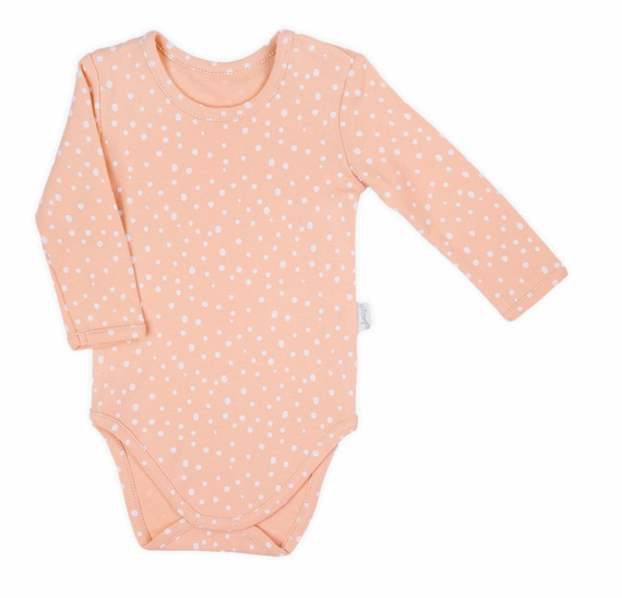 172097 Body z długim rękawem "Rainbow" Nicol - różowy