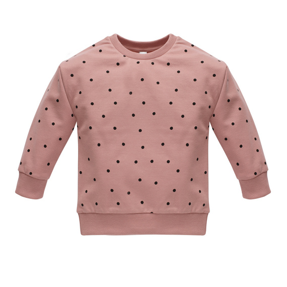 Tres Bien Bluza wciągana Pinokio - róż groszki