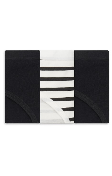 36508-K084 Henderson Figi damskie czarne – bawełniane bikini 3-pack