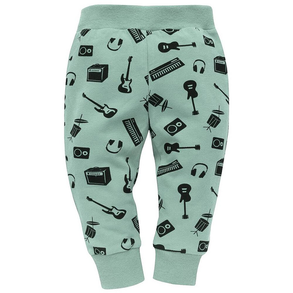 Lets Rock Leginsy dla chłopca Pinokio - zielony