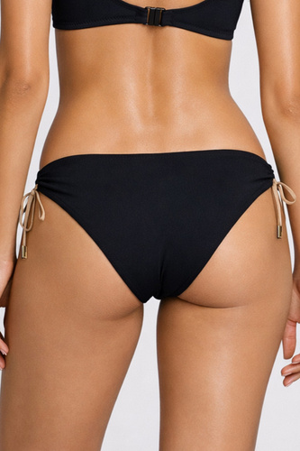 Figi kąpielowe Mediolano Dorato 20001 bikini wiązane granatowe