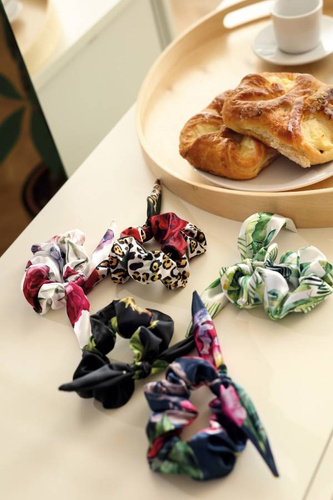 Fowers Gumka satynowa  DKaren ecru 006