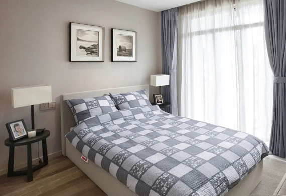 167 Paczłork Pościel z kory Karo szary