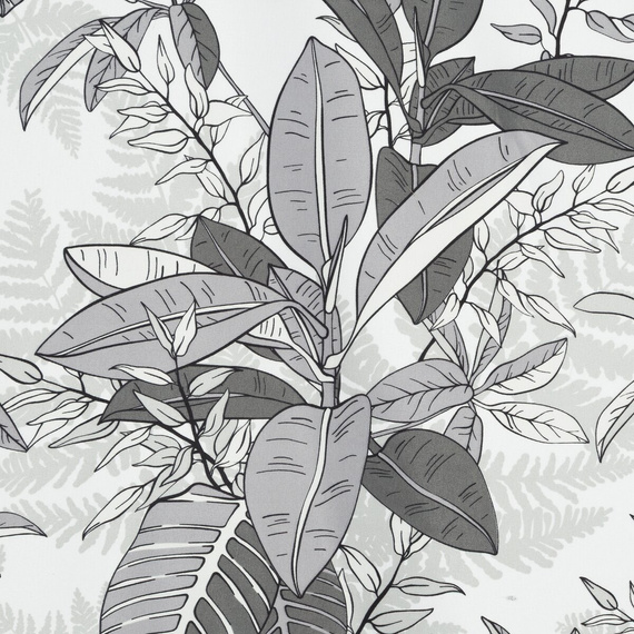 Pościel kwiatowa Cassie Design 91 dwustronna miękka z zamkiem elegancka szara