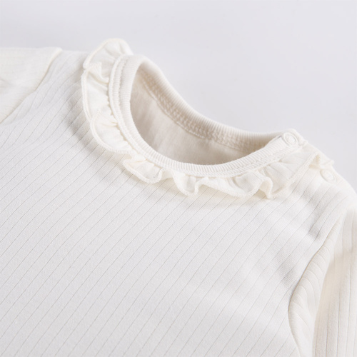 Ceremony Body niemowlęce z długim rękawem Eevi - ecru