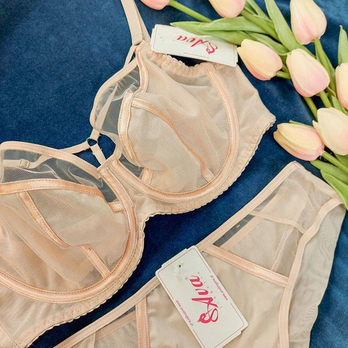 1923 Miękki Biustonosz Ava beżowy