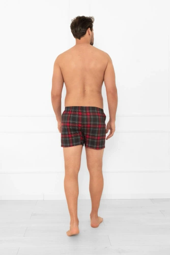 Rusoli bokserki męskie Italian Fashion – bawełniane, w kratę, klasyczne