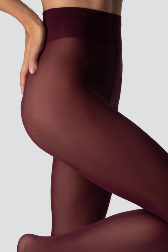 Tina Soft Touch Rajstopy Damskie Mona 40den - red wine