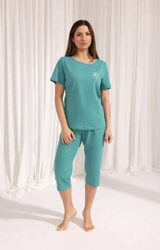 692  Piżama damska Regina -zielony