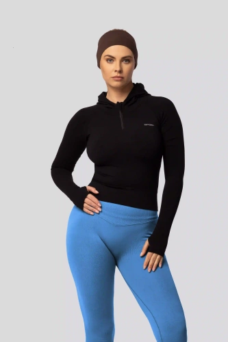 Legginsy push-up Spaio PRO modelujące kryjące wysoki stan ice blue