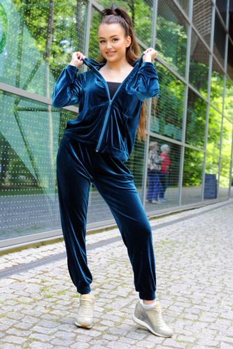 Klindey Turquoise Dresowy komplet damski Merribel