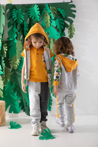 186276 Tukan Spodnie dresowe Nicol - szary/grafit