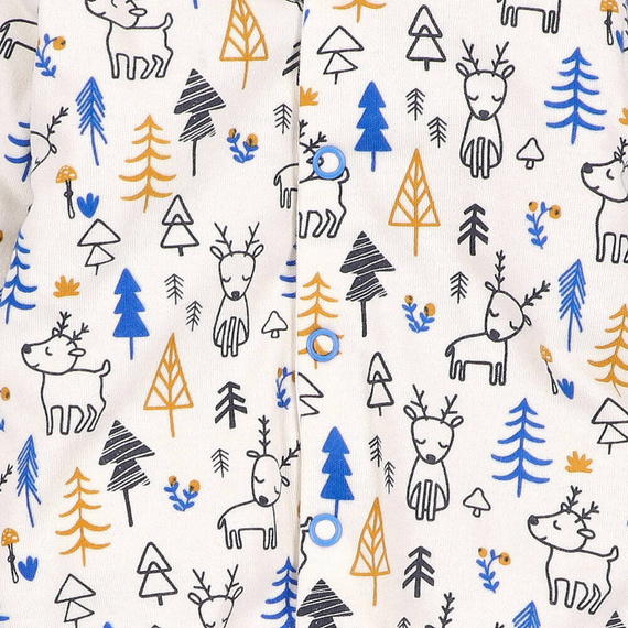 Jelonki Pajacyk z bawełny organicznej Nini druk