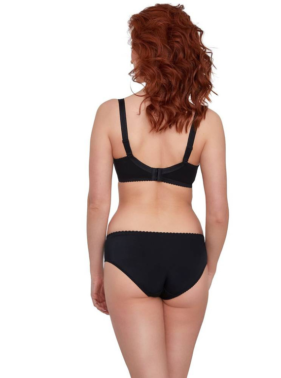 BS 004 Cleo Biustonosz Miękki Gaia -czarny